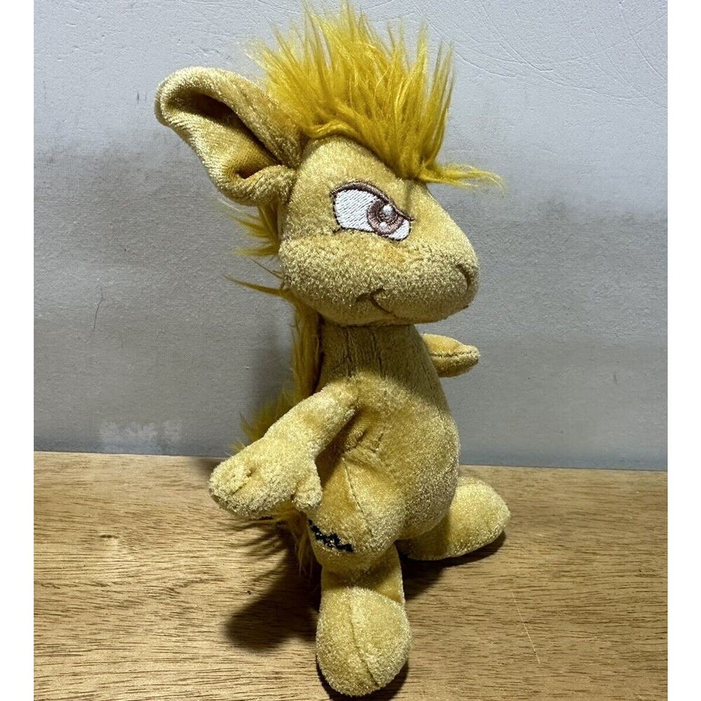 Neopets Plush Gold‎ Kyrii Limited Edition Plushie Golden Fox Stuffed Animal Y2K